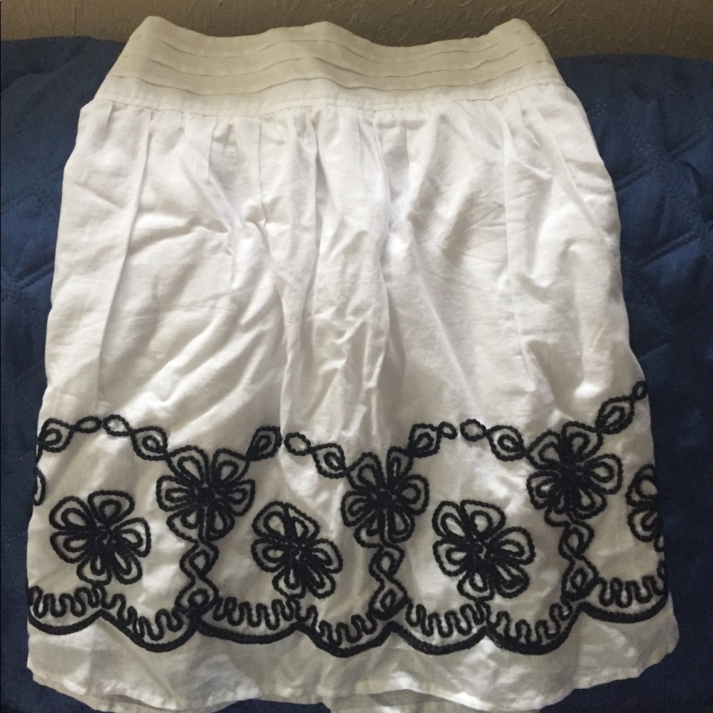 Knee length skirt